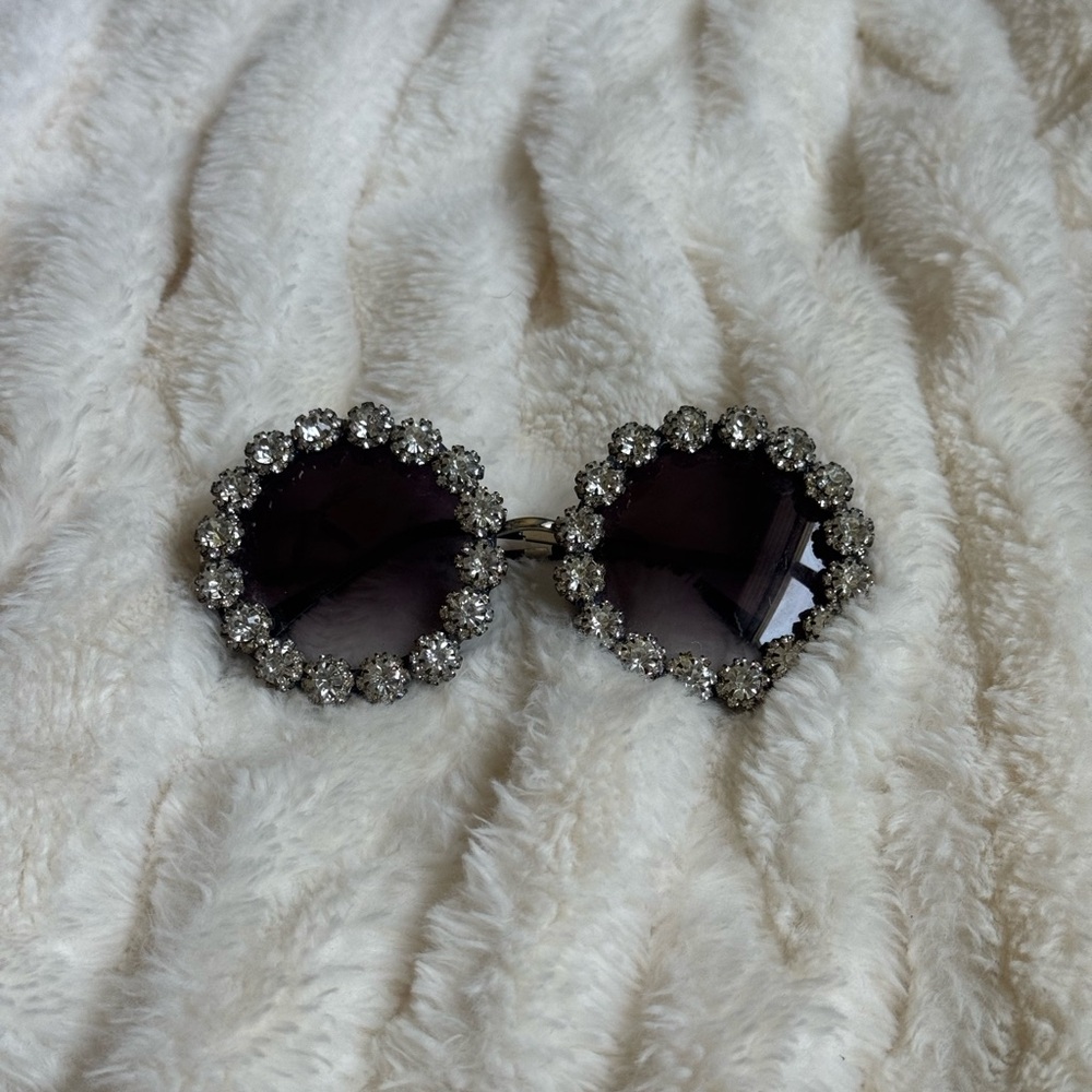 Elegant Crystal-Embellished Sunglasses